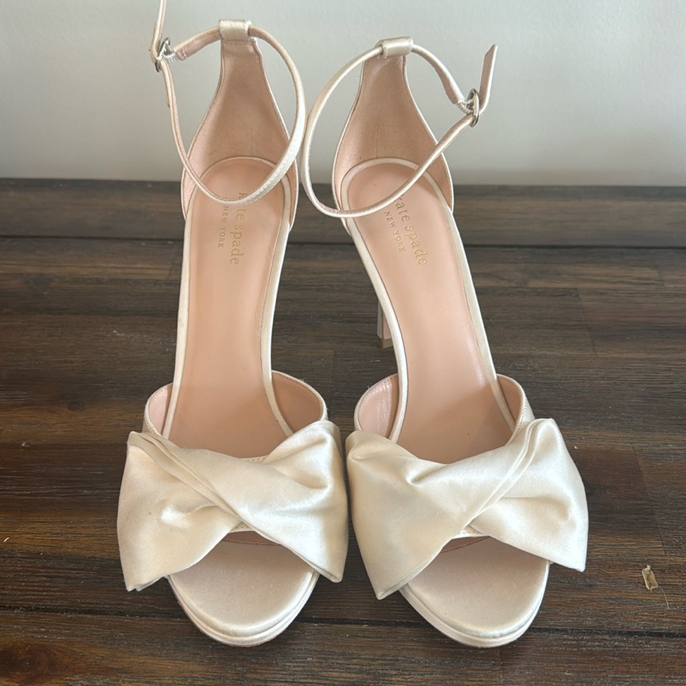 Kate Spade Bridal Bow Sandal